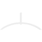 Ekena Millwork Archdale Architectural Grade PVC Gable Bracket, 108"W x 45"H x 4"D x 4"F, 10/12 Pitch GBP108X45X0404ARC00 - alternate 3